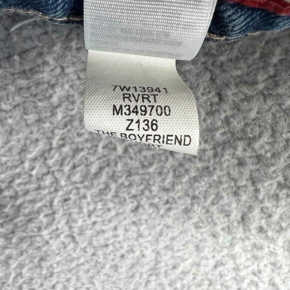 Lucky Brand Womens‎ Jean Boyfriend Shorts 2 Blue Denim Cut Off Mid Rise Pockets - Picture 12 of 16